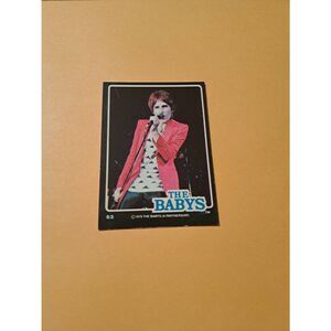 Vintage 1979 The Babys Trading Card #63 London Rock Band Collectible